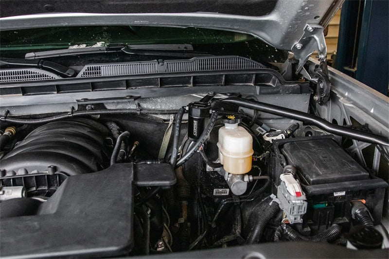 CORSA Performance Corsa 14-19 GM Silverado/Sierra/Tahoe/Yukon/Suburban/Yukon XL/Escalade (5.3L V8) Catch Can CC0001 CC0001 Photo - Mounted