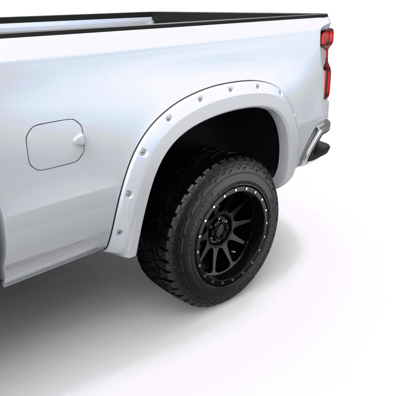 EGR 2023+ Chevrolet Silverado 1500 Bolt-On Look Fender Flares - Summit White (Set of4) 791654-GAZ 791654-GAZ Photo - Mounted