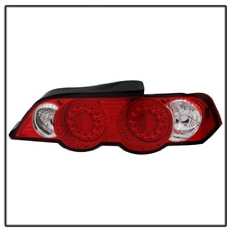 Spyder Acura RSX 02-04 LED Tail Lights Red Clear ALT-YD-ARSX02-LED-RC 5000385 5000385 Photo - Unmounted