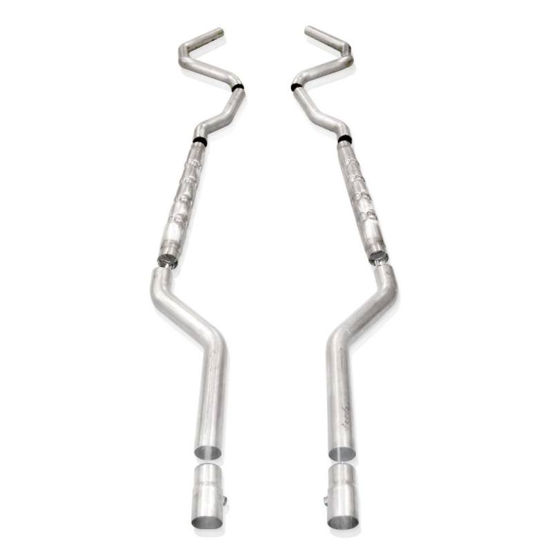 Stainless Works Chevy Camaro 1967-69 Exhaust 3in Stainless Chambered No X-Pipe CA679LSCH CA679LSCH Photo - Primary