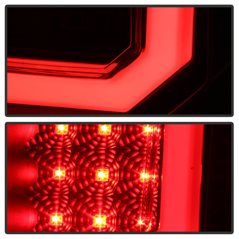 Spyder 07-13 Toyota Tundra V2 Light Bar LED Tail Lights - Black ALT-YD-TTU07V2-LB-BK 5085368 5085368 Photo - Unmounted
