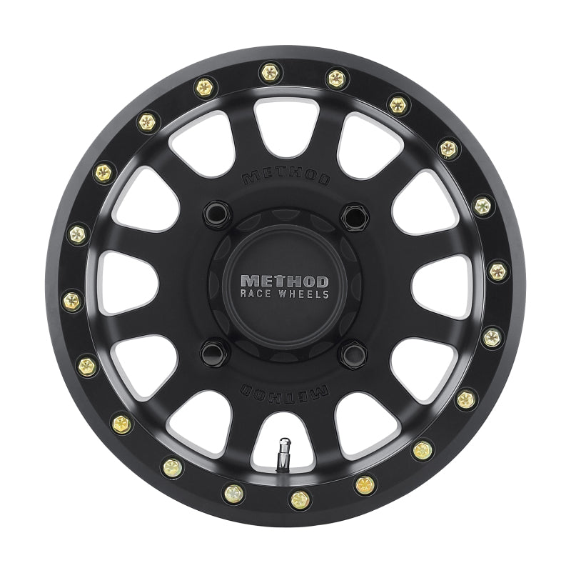 Method Race Wheels MR401 UTV Beadlock Wheel Matte Black 14x7 +38 4x136 MR40147047552B Photo - Close Up