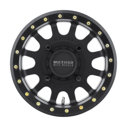 Method Race Wheels MR401 UTV Beadlock Wheel Matte Black 14x7 +13 4x136 MR40147047543B Photo - Close Up