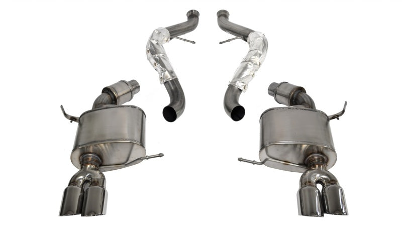 Corsa Performance 08-12 BMW M3 E90 Polished Sport Cat-Back Exhaust 14569 Photo - Primary