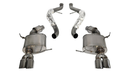 Corsa Performance 08-12 BMW M3 E90 Polished Sport Cat-Back Exhaust 14569 Photo - Primary