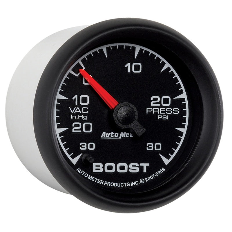 Autometer ES 52mm Full Sweep Electronic 30 In Hg-Vac/30 PSI Vacuum/Boost Gauge 5959 5959 User 3