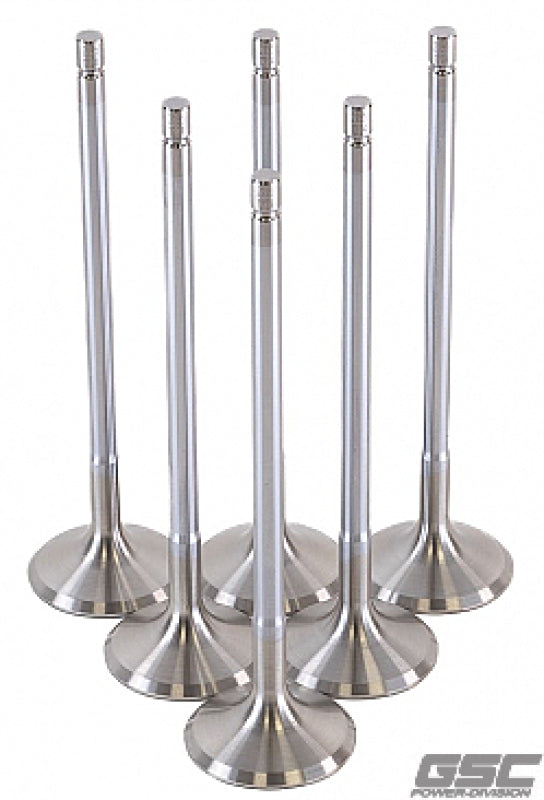 GSC Power Division GSC P-D Toyota G16E-GTS 32mm Head (STD) Chrome Polished Exhaust Valve - Set of 6 2195-6 2195-6 User 1