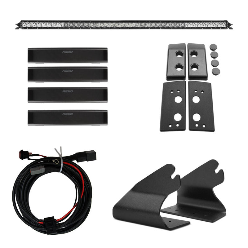 Rigid Industries 2021 Ford Bronco Roof Line Light Kit (Includes SR Spot/Flood Combo Bar) 46724 46724 Photo - Primary