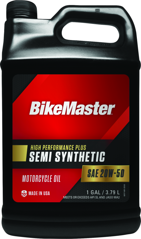 BikeMaster 20W50 Semi Synthetic Oil - Gallon 532320 532320 Photo - Primary
