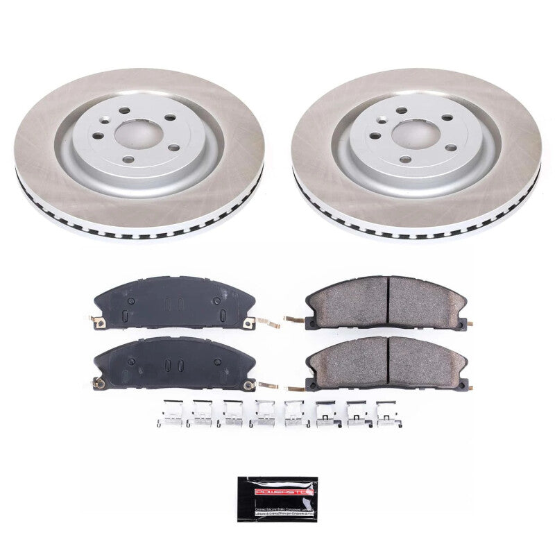 PowerStop Power Stop 13-19 Lincoln MKT Front Semi-Coated Rotor Kit SC6374 SC6374 Photo - Primary