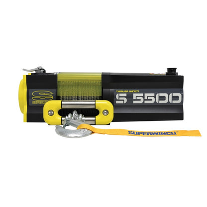 Superwinch 5500 LBS 12 VDC 7/32in x 60ft Steel Rope S5500 Winch 1455200 1455200 Photo - Unmounted