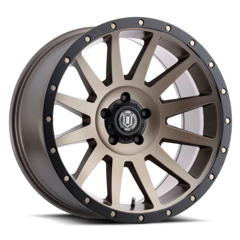 ICON Compression 20x10 5x5 -12mm Offset 5in BS 71.5mm Bore Bronze Wheel 2020107350BR 2020107350BR Photo - Primary