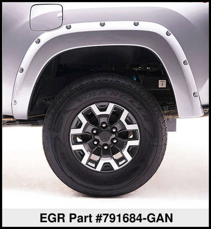 EGR 15+ GMC Sierra HD Bolt-On Look Color Match Fender Flares - Set - FF Switchblade Silver 791684-GAN 791684-GAN Thumbnail