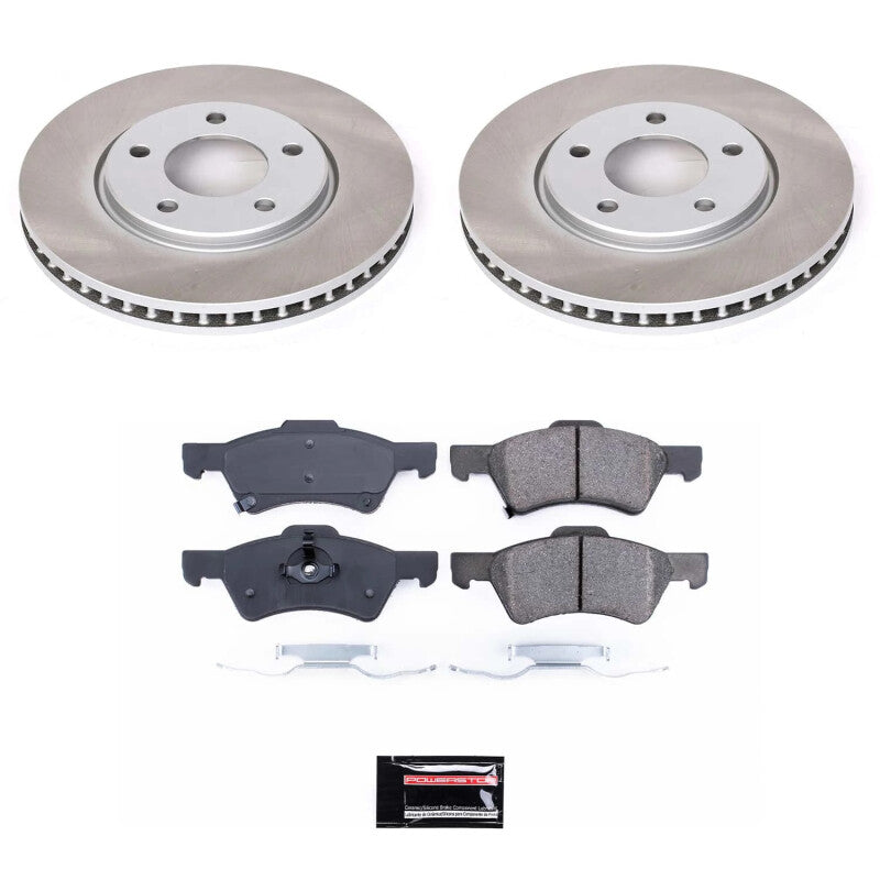 PowerStop Power Stop 01-07 Dodge Grand Caravan Front Semi-Coated Rotor Kit SC5247 SC5247 Photo - Primary
