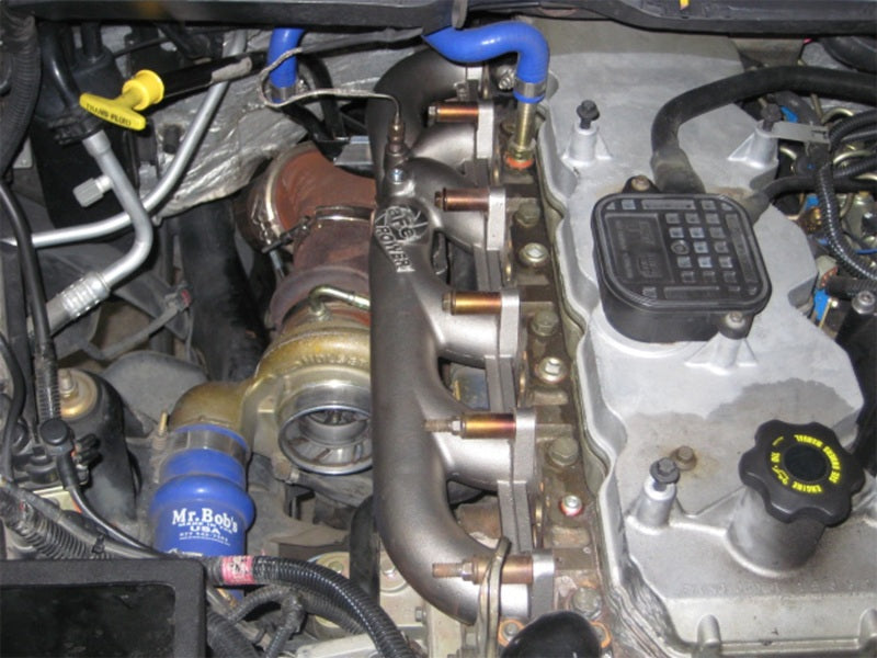 aFe BladeRunner Stainless Steel Exhaust Manifold Dodge Diesel Trucks 03-07 46-40011 Photo - Mounted