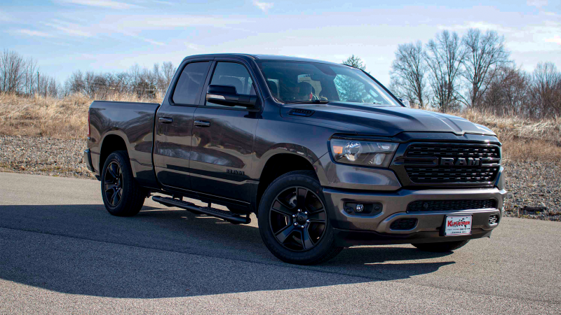 Fishbone Offroad 2019+ Dodge Ram 1500 Quad Cab Oval Side Steps - Black Textured FB21374 FB21374 Photo - lifestyle view
