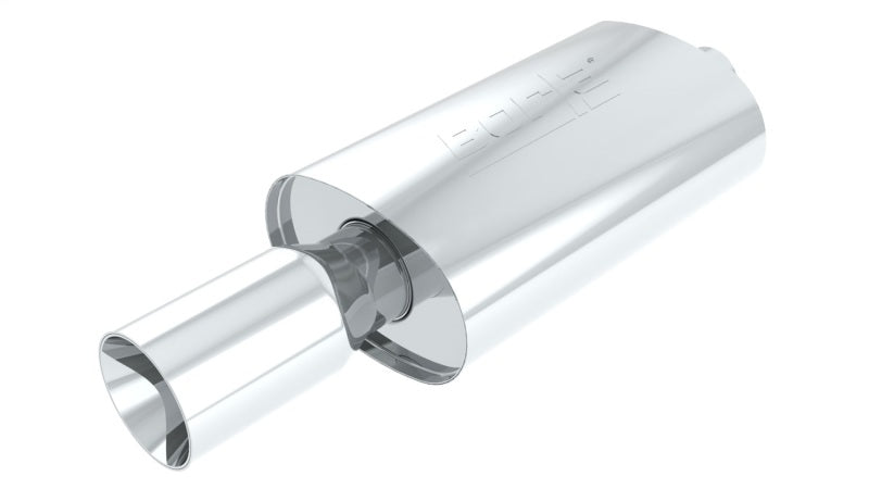 Borla Boomer Blow Torch Muffler Oval 2-1/4in x 4in Side Round Out 40060 40060 Photo - Primary