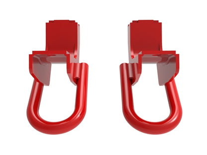 aFe Control Front Tow Hook Red 2022 Toyota Tundra 3.5L V6 450-72T001-R 450-72T001-R Photo - Unmounted
