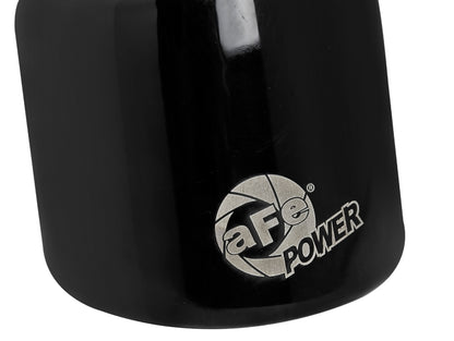aFe MACH Force-Xp 409 SS Clamp-On Exhaust Tip 2.5in. Inlet / 4in. Outlet / 6in. L - Black 49T25404-B06 49T25404-B06 Photo - Unmounted