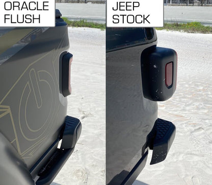 ORACLE Lighting Oracle Jeep Gladiator JT Flush Mount LED Tail Lights 5882-504 5882-504 Photo - Mounted