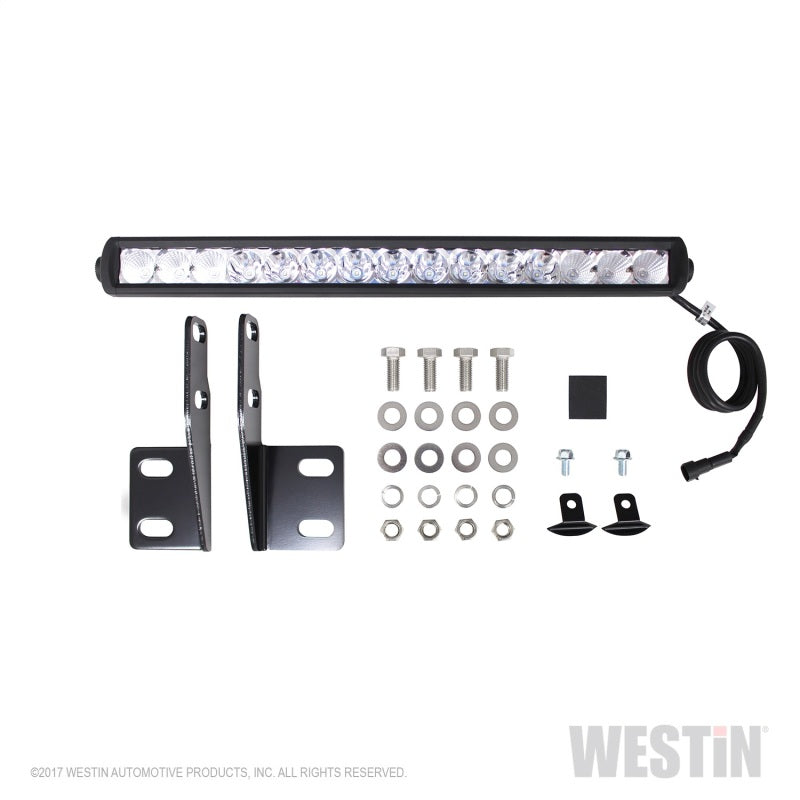 Westin 2007-2018 Toyota Tundra Ultimate LED Bull Bar - Chrome 32-2250L 32-2250L Photo - Unmounted