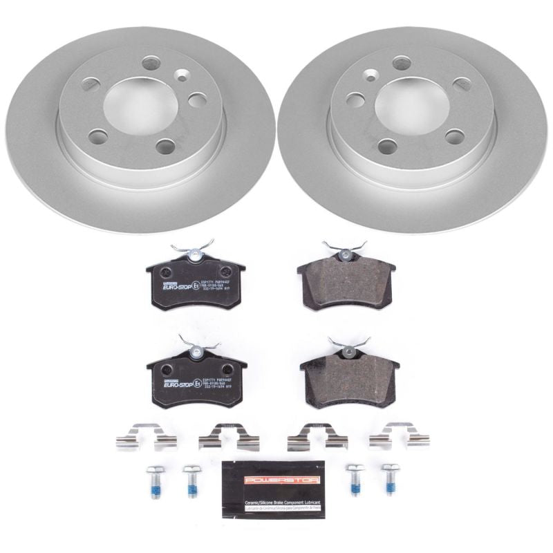 PowerStop Power Stop 00-06 Audi TT Quattro Rear Euro-Stop Brake Kit ESK3093 ESK3093 Photo - Primary