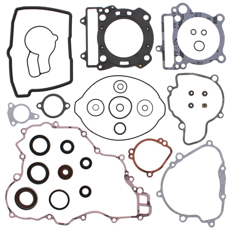 Vertex Pistons Vertex Gaskets 05-12 KTM SX-F 250 Complete Gasket Kit w/ Oil Seals 811328 811328 Photo - Primary