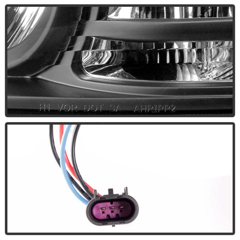 Spyder Dodge Ram 09-12 Projector Headlights Light Bar DRL Black PRO-YD-DR09-LBDRL-BK 5081001 5081001 User 1