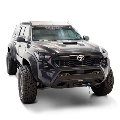 Westin 2024 Toyota Tacoma Pro-Series Mid Width Front Bumper - Textured Black 58-412785 58-412785 Photo - lifestyle view