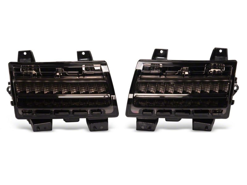 Raxiom 18-23 Jeep Wrangler Factory Halogen Axial Series LED Side Marker Lights- Smoked J166910 J166910 Photo - Close Up