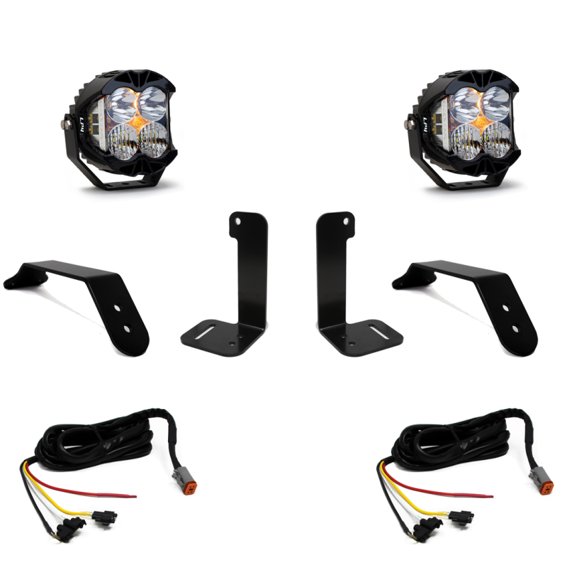 Baja Designs 2018+ Jeep JL/JT Dual LP4 Auxiliary Light Kit w/Upfitter 447658UP