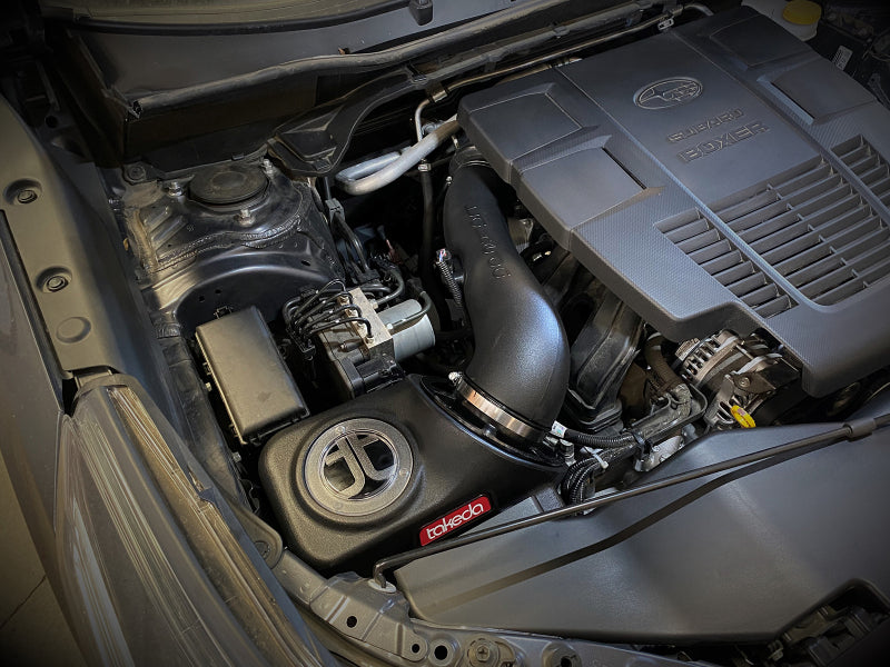 aFe 19-21 Subaru Forester (H4 - 2.5L) Takeda Momentum Air Intake System - W/ PRO DRY S Filter 56-70042D 56-70042D Photo - Mounted