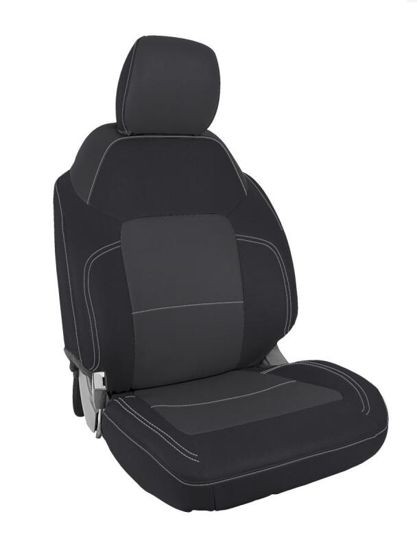 PRP Seats PRP 2021+ Ford Bronco 2 Door Front Seat Covers (Pair) -  Black & Grey B058-03 B058-03 Photo - Primary