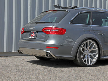 aFe MACH Force-Xp 13-16 Audi Allroad L4 SS Axle-Back Exhaust w/ Carbon Tips 49-36437-C 49-36437-C Photo - Mounted