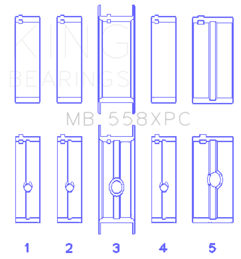 King Engine Bearings KING Performance Main Bearings Engine Components Bearings main image