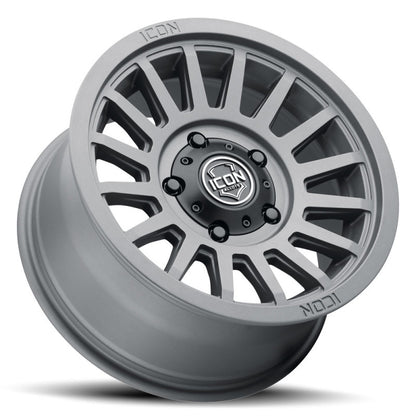ICON Recon SLX 18x9 6x5.5 BP 25mm Offset 6in BS 95.1mm Hub Bore Charcoal Wheel 3618909060CH 3618909060CH Photo - Unmounted