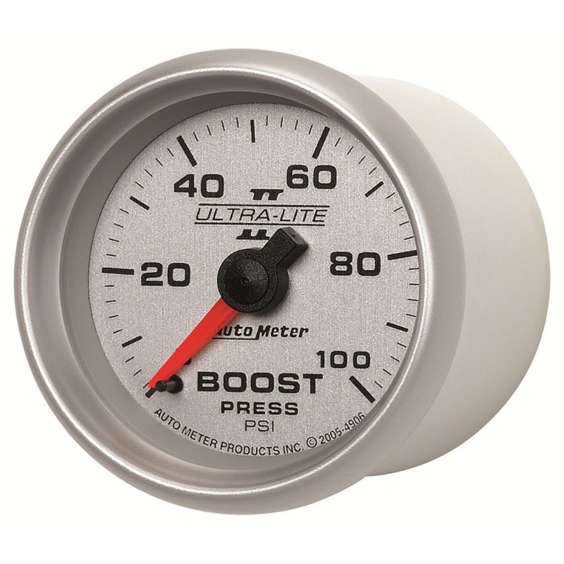 Autometer Ultra-Lite II 52mm 0-100 PSI Mechanical Boost Gauge 4906 4906 User 2
