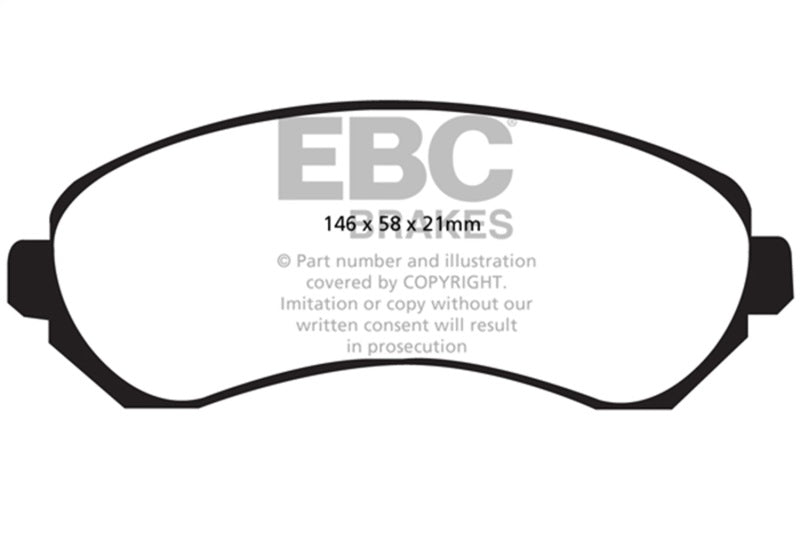 EBC Disc Brake Pad Set UD844 Photo - Primary