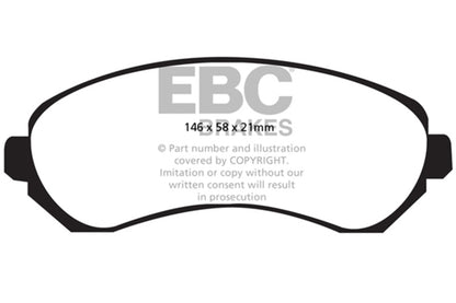 EBC Disc Brake Pad Set UD844 Photo - Primary