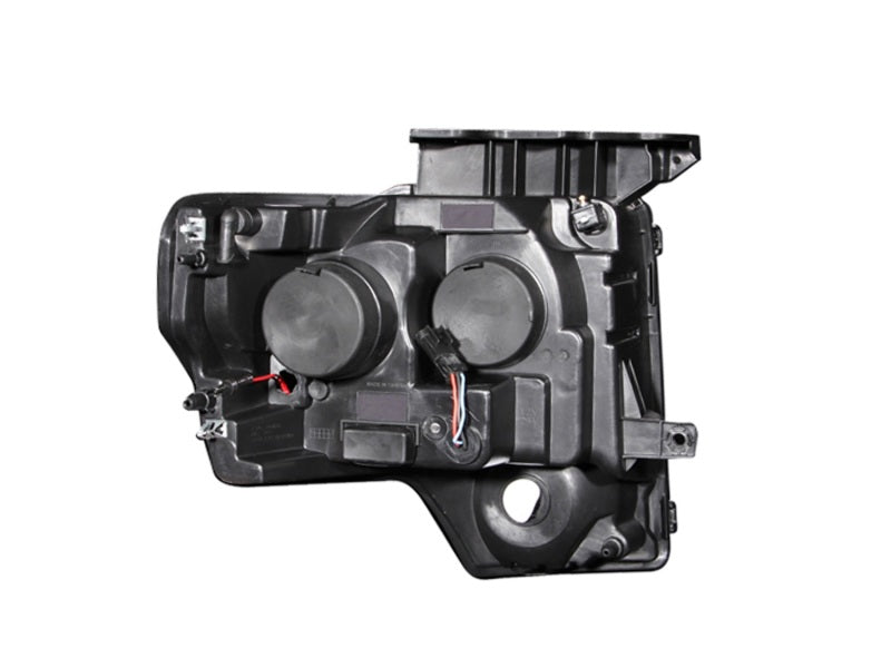 Anzo 2009-2014 Ford F-150 Projector Headlights w/ U-Bar Black 111263 Photo - Unmounted