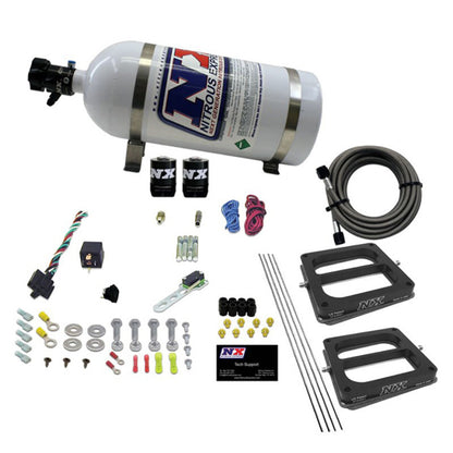 Nitrous Express Dual/Dominator/Gasoline Nitrous Kit (50-300HP) w/10lb Bottle 30270-10 30270-10 Photo - Primary