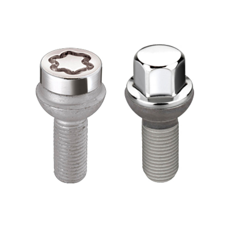 McGard 5 Lug Hex Install Kit w/Locks (Radius Seat Bolt) M14X1.5 / 17mm Hex / 27.5mm Shank L - Chrome 68174 68174 Photo - Primary