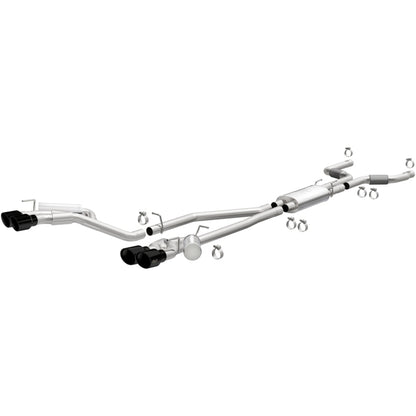 MagnaFlow 20-21 Ford Explorer 3.0L V6 Dual Exit Quad Black Chrome Tip Street Series Cat-Back Exhaust 19515 19515 Photo - Primary