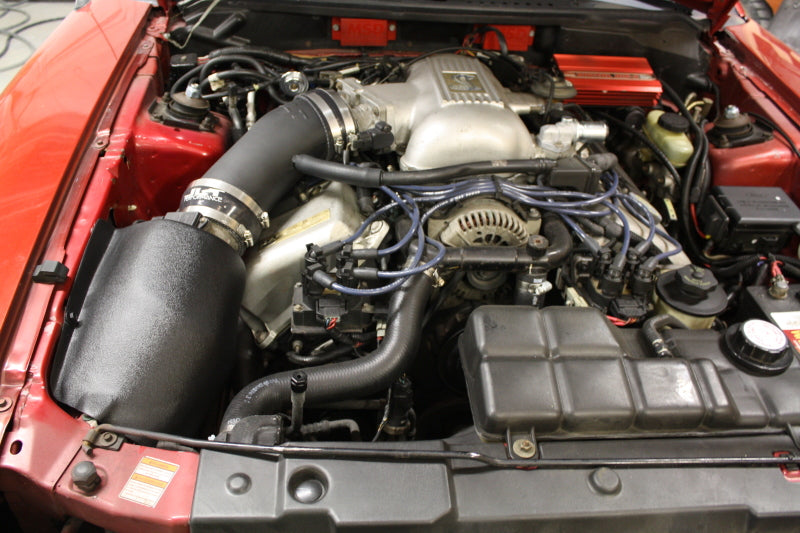 JLT 96-98 Ford Mustang SVT Cobra Black Textured Ram Air Intake Kit w/Red Filter RAI2-FMC-9698 RAI2-FMC-9698 Photo - Primary