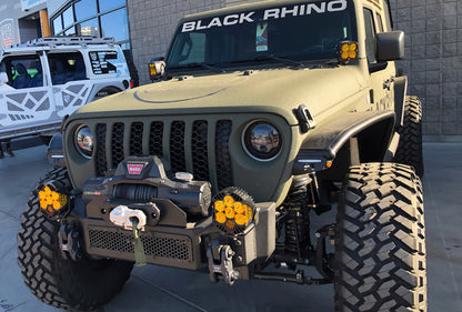 ORACLE Lighting Oracle Oculus Bi-LED Projector Headlights for Jeep JL/Gladiator JT - Matte Black - 5500K 5839-504 5839-504 Photo - lifestyle view