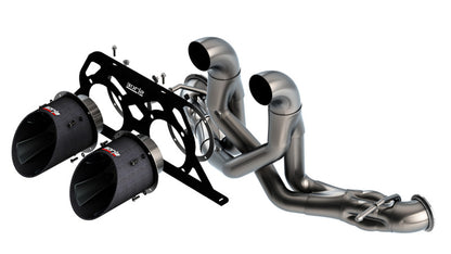 Borla 2017-2022 Ford GT 3.5L V6 AT/MT RWD 2DR 3-2in ATAK Catback 5in Dual Round Angle Cut CF Tips 140818CF 140818CF Photo - Primary