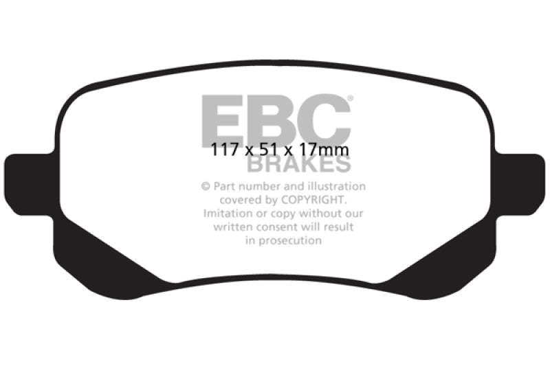 EBC Disc Brake Pad Set DP61840 Photo - Primary