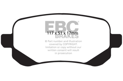 EBC Disc Brake Pad Set DP61840 Photo - Primary