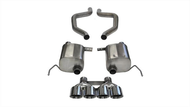 Corsa Performance 2015 Corvette Z06 2.75in Axle Back Exhaust Polished Dual Rear 14768 Photo - Primary