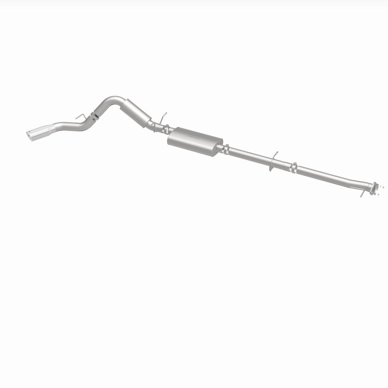 Magnaflow 2022+ GM 2500/3500HD 6.6L Gas Single Passenger Side Rear Exit Cat-Back Exhaust 19524 19524 360 Degree Image Set